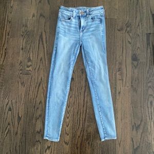 Light blue skinny jeans